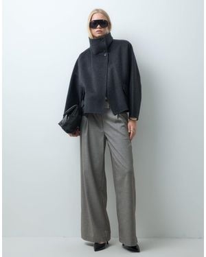 Mango Jacke mit stehkragen - Grau