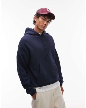 Lacoste Tonal Logo Hoodie - Blue