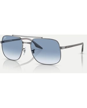 Ray-Ban – rb3699 – eckige sonnenbrille - Blau
