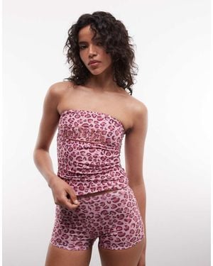 Von Dutch Y2K Bandeau Top - Red