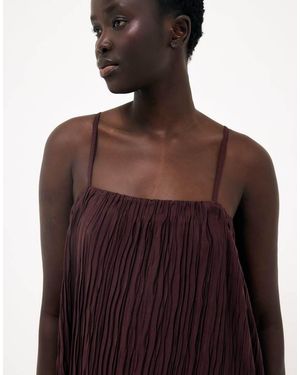 NA-KD Flowy Maxi Dress - Brown