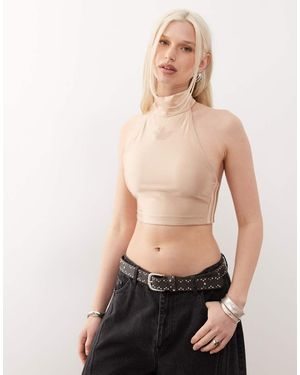 adidas Originals Top Con Cuello Halter De Estilo Bailarina De - Rosa