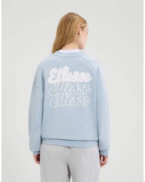 Ellesse Lo Sbuffo Long Sleeve Graphic Sweatshirt - Blue