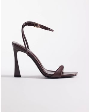 SIMMI Simmi London Kareena Barely There Heeled Sandals - White