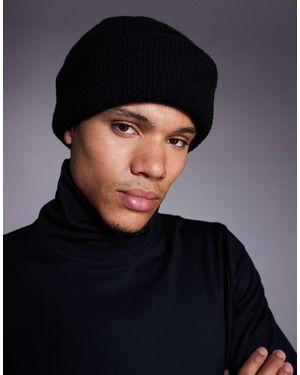ASOS 4505 Ski & Snow Asos 4505 Ski Knitted Fisherman Beanie - Black