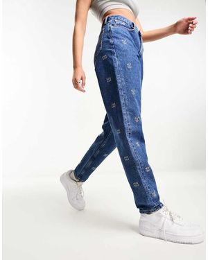 Tommy Hilfiger Ultra High Rise Tapered Mom Jeans - Blue