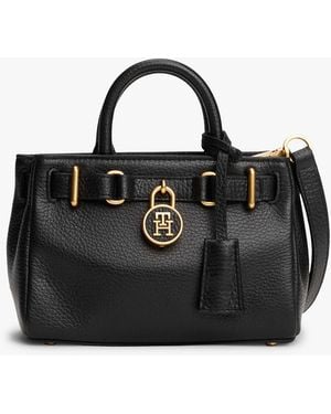 Tommy Hilfiger The american icon - cabas en cuir - Noir