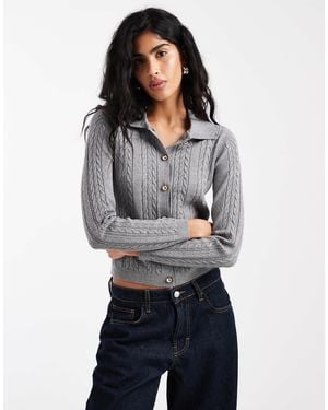Threadbare – strickjacke - Blau