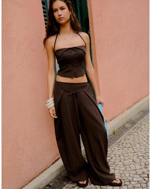 Bershka – rustikale hose - Schwarz