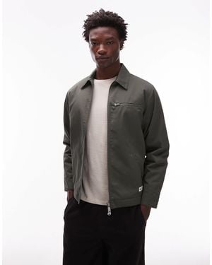 CAT WWR Cat - wwr - veste en sergé avec fermeture zippée à double sens et doublure matelassée - Noir