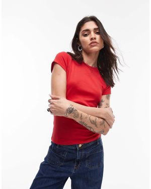 TOPSHOP – t-shirt für den alltag - Rot
