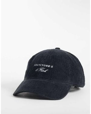 Abercrombie & Fitch Script Logo Cap - Blue