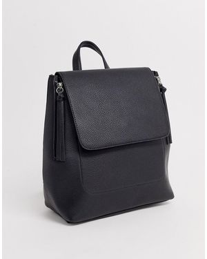 Stradivarius Zaino nero con zip