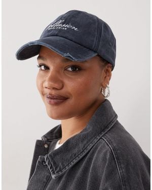 Collusion Logo Distress Cap - Blue