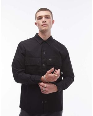 Calvin Klein Utility Overshirt - Black