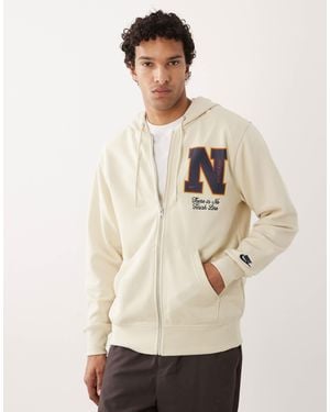 Nike Club Reissue Full Zip Hoodie - Natural