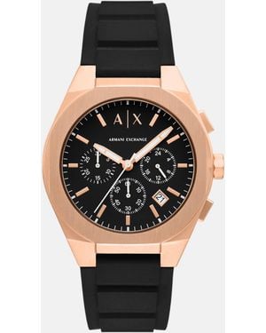 ARMANI EXCHANGE – sync – herren-quarz-chronograph aus em edelstahl - Weiß
