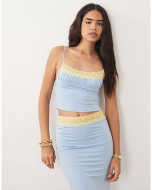 Tiger Mist – parisa – weiches, anschmiegsames camisole-oberteil - Blau
