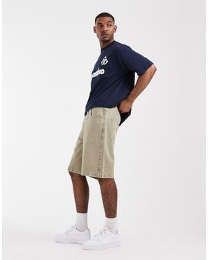 ASOS Loose Denim Jorts - Blue