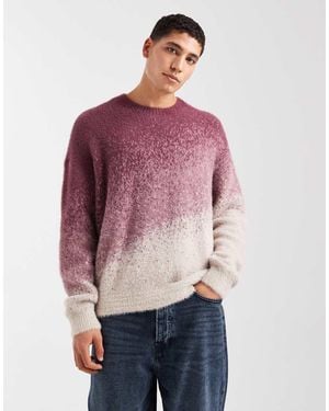 Hollister Fuzzy Boxy Jumper - Red