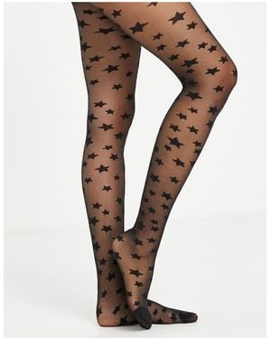 Gipsy Sheer Star Tights - Black