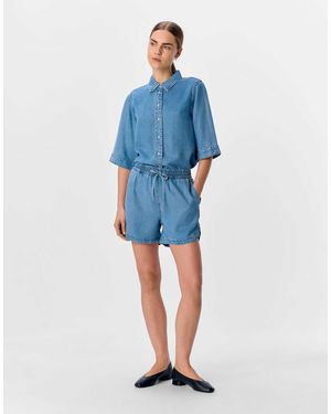 Object Short en denim - clair - Bleu