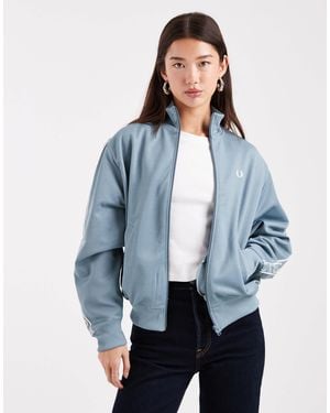 Fred Perry Taped Track Jacket - Blue