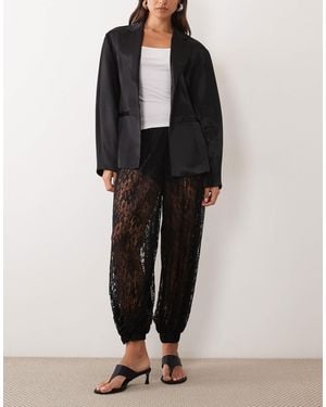 ASOS Ballon-haremshose aus spitze - Schwarz