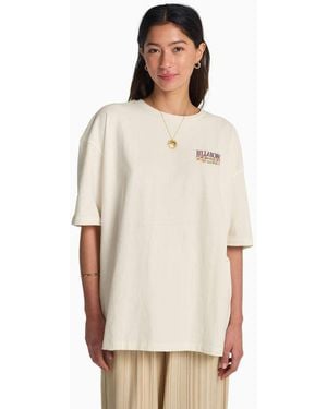Billabong Floral Rocker Short Sleeve T-Shirt - White
