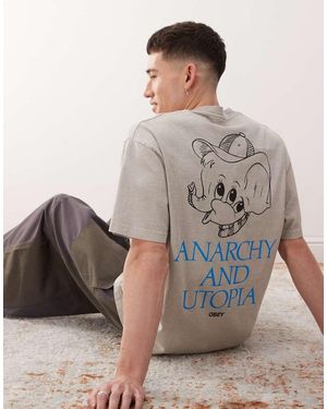 Obey Anarchy & Utopia - Grigio