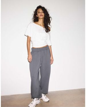 Stradivarius – ballon-jogginghose - Weiß