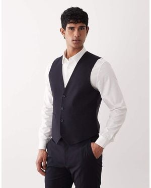 ASOS Slim Suit Waistcoat - Blue