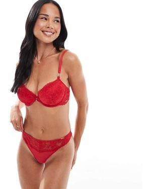 DORINA Jemma Light Padded Demi Bra - Red