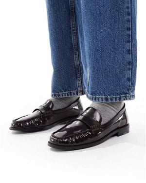 schuh Lendall Penny Loafers - Blue