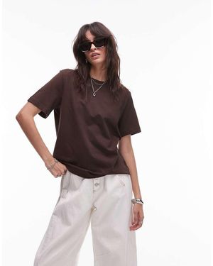 & Other Stories Relaxed Short Sleeve T-shirt - Brown