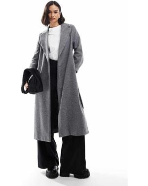 New Look Formal Belted Coat - Grey