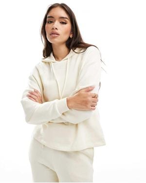 Pieces Hoodie Van Sweatstof - Wit