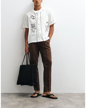 ASOS Smart Slim Trousers - White