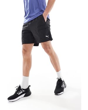 PUMA Wardrobe Ess Relaxed 6" Cargo Shorts - Black