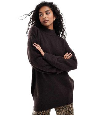 Vero Moda Oversized Roll Neck Jumper - Black