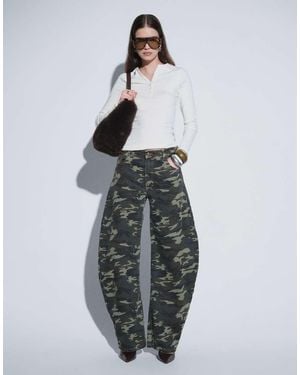 Lioness Horseshoe Barrel Leg Jeans - Multicolour