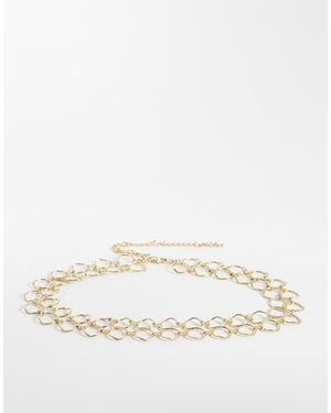 Mango Hoop Chain Belt - Natural