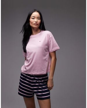 Tommy Hilfiger Essentials Pyjama Set - Purple