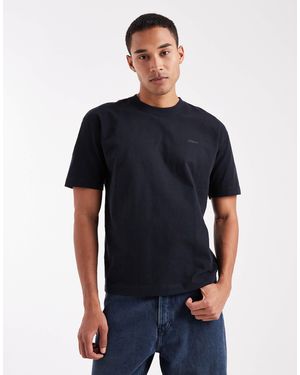 Hollister – kastiges, kurzärmliges t-shirt - Blau
