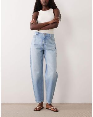 Nobody's Child Putney Barrel Leg Jeans - Blue