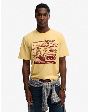 Superdry Roadside Trade Loose T-Shirt - Metallic