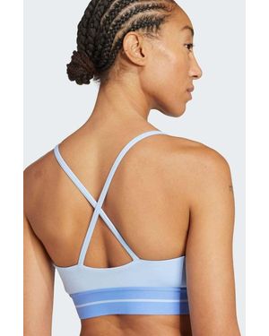 adidas Originals Hyperglam Rib Bralette - Blue