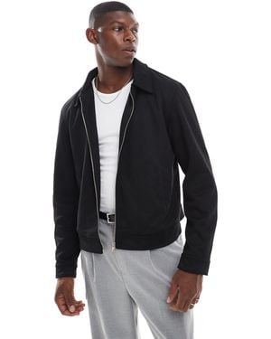ASOS – harrington-jacke - Blau