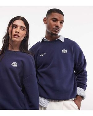 Reebok Sweatshirt Met Grafische Print - Blauw
