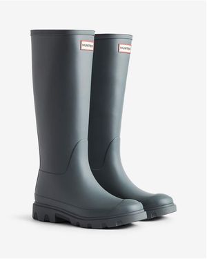 HUNTER Downpour Hoge Regenlaarzen - Blauw